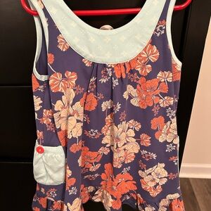 Matilda Jane Floral Sleeveless Dress with Pocket NWOT
